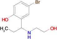 4-Bromo-2-(1-((2-hydroxyethyl)amino)propyl)phenol