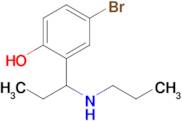 4-Bromo-2-(1-(propylamino)propyl)phenol