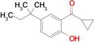 Cyclopropyl(2-hydroxy-5-(tert-pentyl)phenyl)methanone