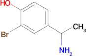 4-(1-Aminoethyl)-2-bromophenol