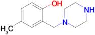 4-Methyl-2-(piperazin-1-ylmethyl)phenol