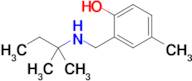 4-Methyl-2-((tert-pentylamino)methyl)phenol