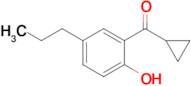 Cyclopropyl(2-hydroxy-5-propylphenyl)methanone