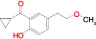 Cyclopropyl(2-hydroxy-5-(2-methoxyethyl)phenyl)methanone