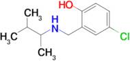 4-Chloro-2-(((3-methylbutan-2-yl)amino)methyl)phenol