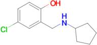 4-Chloro-2-((cyclopentylamino)methyl)phenol