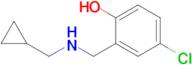 4-Chloro-2-(((cyclopropylmethyl)amino)methyl)phenol