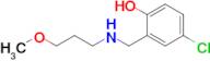 4-Chloro-2-(((3-methoxypropyl)amino)methyl)phenol