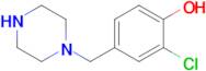 2-Chloro-4-(piperazin-1-ylmethyl)phenol