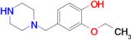 2-Ethoxy-4-(piperazin-1-ylmethyl)phenol