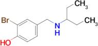 2-Bromo-4-((pentan-3-ylamino)methyl)phenol