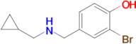 2-Bromo-4-(((cyclopropylmethyl)amino)methyl)phenol