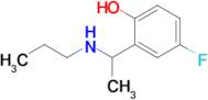 4-Fluoro-2-(1-(propylamino)ethyl)phenol