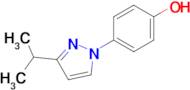 4-(3-Isopropyl-1h-pyrazol-1-yl)phenol