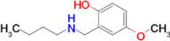 2-((Butylamino)methyl)-4-methoxyphenol