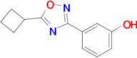 3-(5-Cyclobutyl-1,2,4-oxadiazol-3-yl)phenol