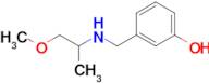 3-(((1-Methoxypropan-2-yl)amino)methyl)phenol