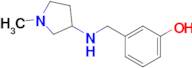 3-(((1-Methylpyrrolidin-3-yl)amino)methyl)phenol