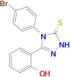 4-(4-bromophenyl)-3-(2-hydroxyphenyl)-4,5-dihydro-1H-1,2,4-triazole-5-thione