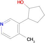 2-(4-Methylpyridin-3-yl)cyclopentan-1-ol