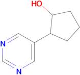 2-(Pyrimidin-5-yl)cyclopentan-1-ol