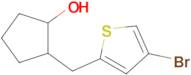 2-((4-Bromothiophen-2-yl)methyl)cyclopentan-1-ol