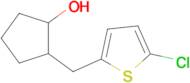 2-((5-Chlorothiophen-2-yl)methyl)cyclopentan-1-ol