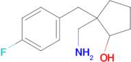 2-(Aminomethyl)-2-(4-fluorobenzyl)cyclopentan-1-ol