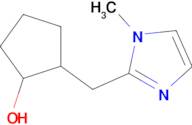 2-((1-Methyl-1h-imidazol-2-yl)methyl)cyclopentan-1-ol