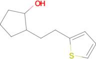 2-(2-(Thiophen-2-yl)ethyl)cyclopentan-1-ol