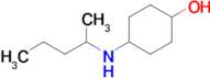 4-(Pentan-2-ylamino)cyclohexan-1-ol