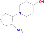 1-(2-Aminocyclopentyl)piperidin-4-ol