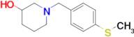 1-(4-(Methylthio)benzyl)piperidin-3-ol