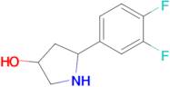 5-(3,4-Difluorophenyl)pyrrolidin-3-ol