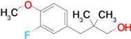 3-(3-Fluoro-4-methoxyphenyl)-2,2-dimethylpropan-1-ol