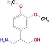 3-Amino-2-(3,4-dimethoxyphenyl)propan-1-ol