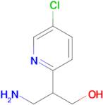 3-Amino-2-(5-chloropyridin-2-yl)propan-1-ol