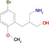 3-Amino-2-(5-bromo-2-methoxybenzyl)propan-1-ol