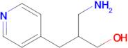 3-Amino-2-(pyridin-4-ylmethyl)propan-1-ol