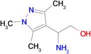 2-Amino-2-(1,3,5-trimethyl-1h-pyrazol-4-yl)ethan-1-ol