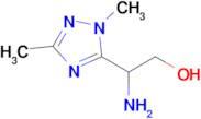 2-Amino-2-(1,3-dimethyl-1h-1,2,4-triazol-5-yl)ethan-1-ol