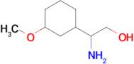 2-Amino-2-(3-methoxycyclohexyl)ethan-1-ol