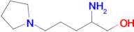 2-Amino-5-(pyrrolidin-1-yl)pentan-1-ol