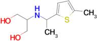 2-((1-(5-Methylthiophen-2-yl)ethyl)amino)propane-1,3-diol