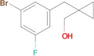 (1-(3-Bromo-5-fluorobenzyl)cyclopropyl)methanol