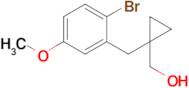 (1-(2-Bromo-5-methoxybenzyl)cyclopropyl)methanol