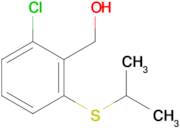 (2-Chloro-6-(isopropylthio)phenyl)methanol