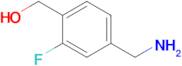 (4-(Aminomethyl)-2-fluorophenyl)methanol