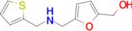 (5-(((Thiophen-2-ylmethyl)amino)methyl)furan-2-yl)methanol