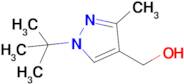 (1-(Tert-butyl)-3-methyl-1h-pyrazol-4-yl)methanol